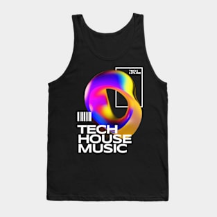 TECH HOUSE  - Y2K object (White) Tank Top